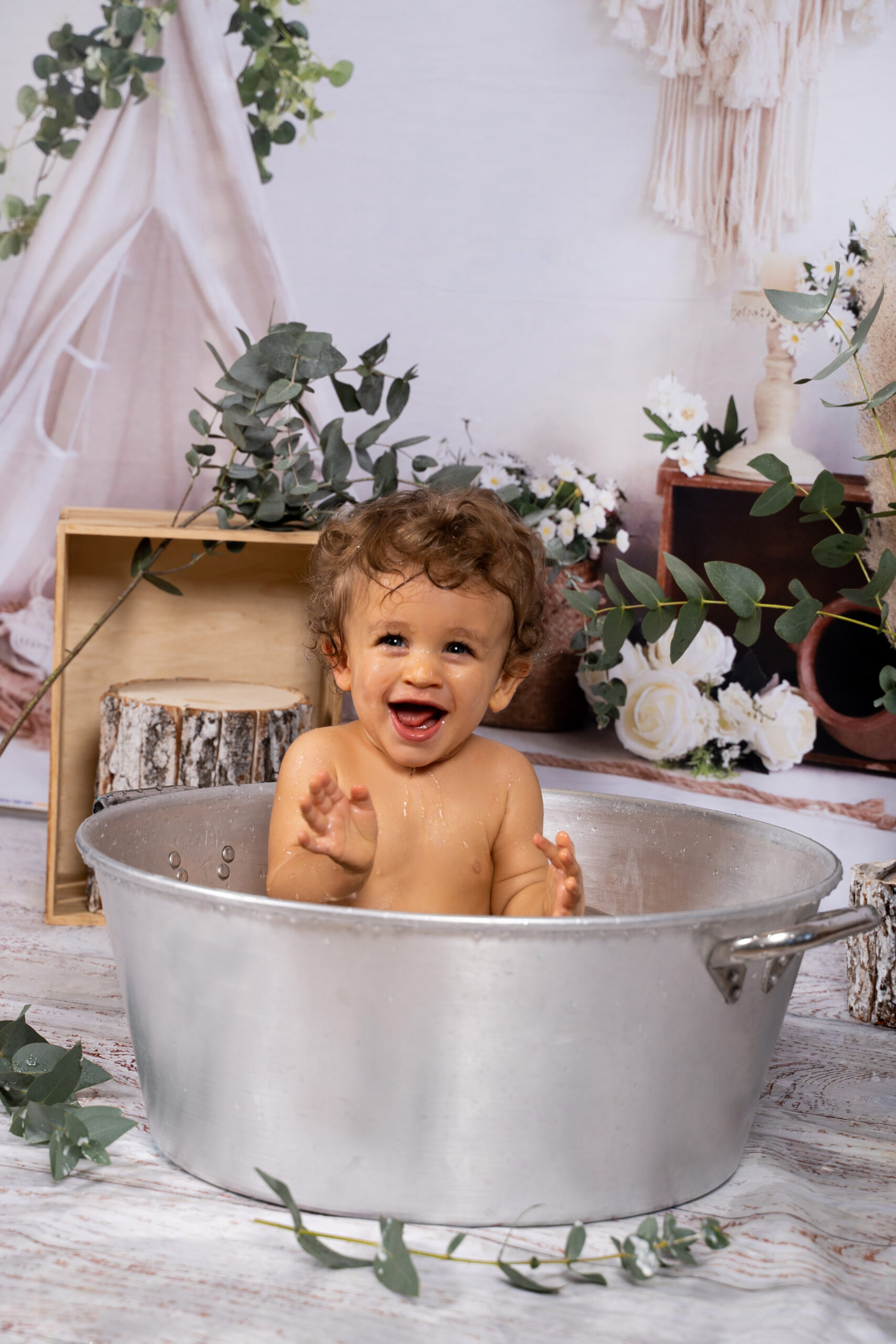 anniversaire bain studio photo