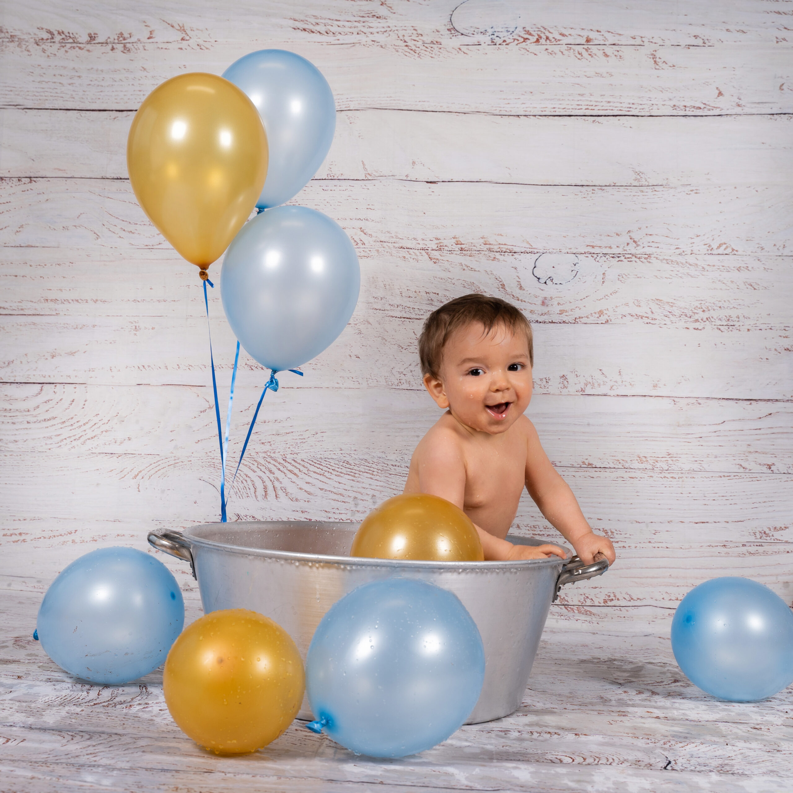 bain ballon smash the cake