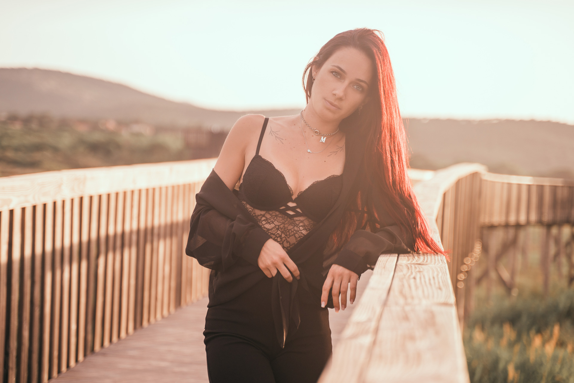 Portrait femme bord de mer