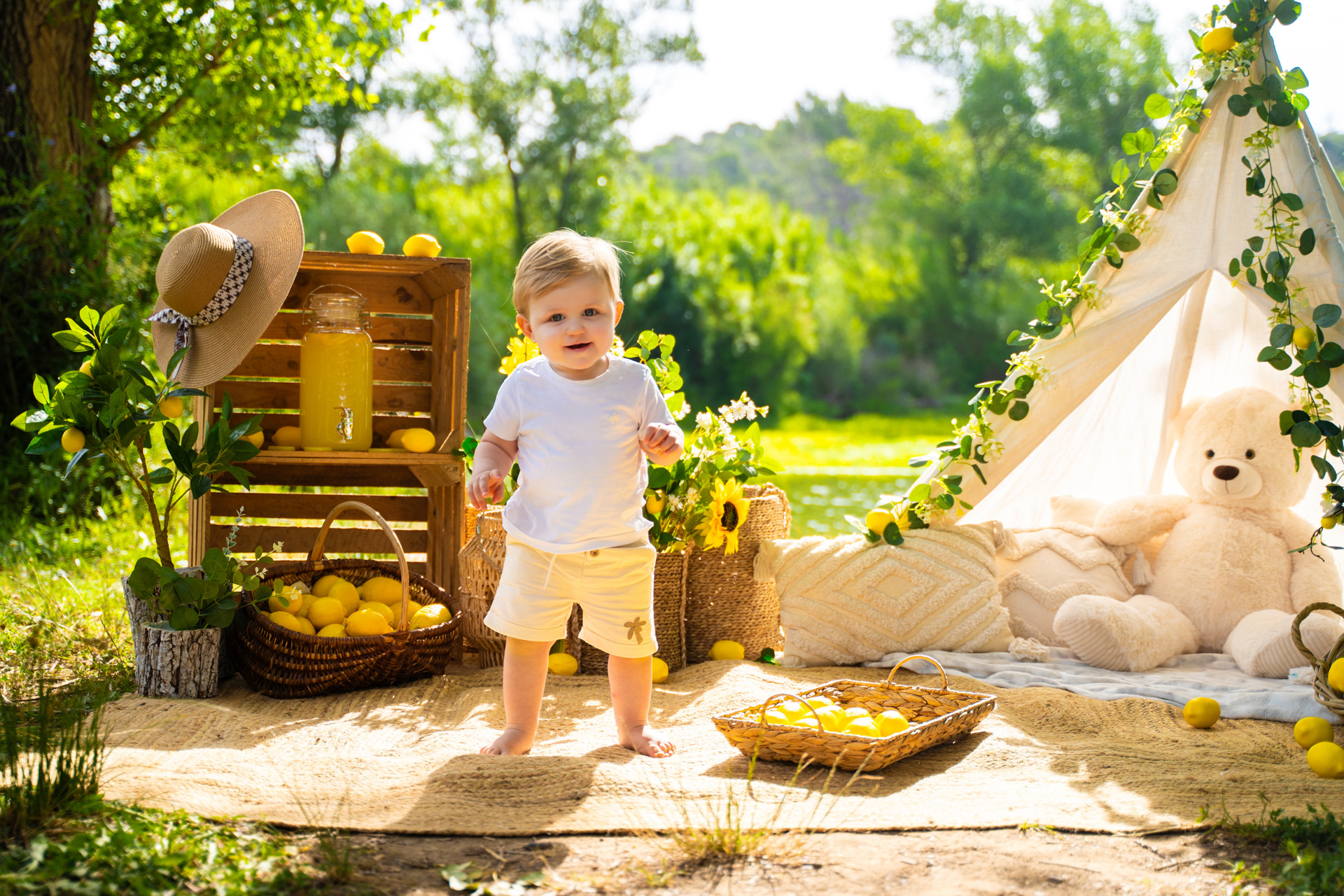 Enfant décor citrons