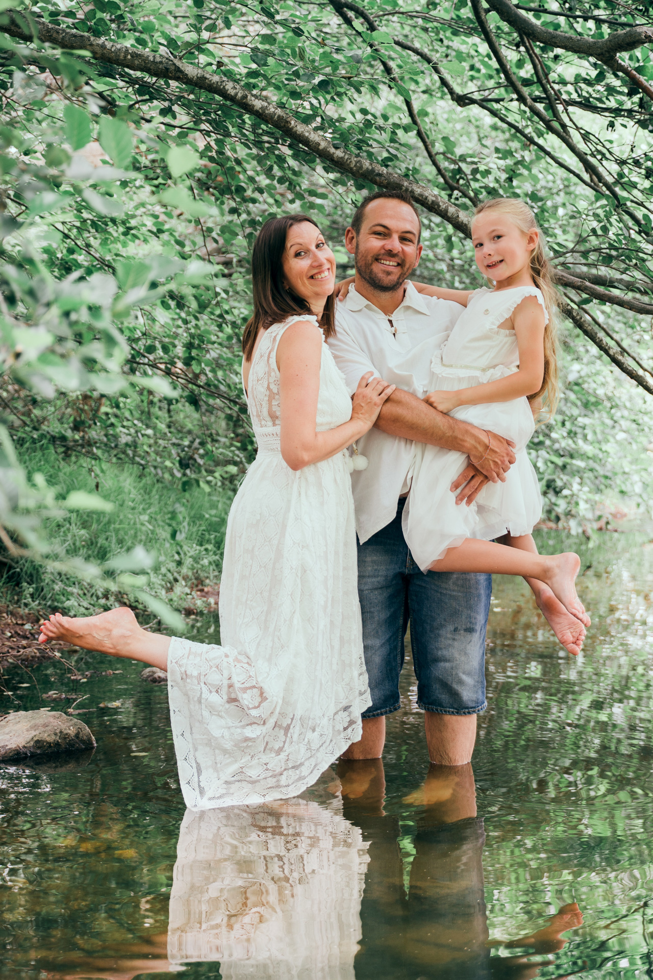 Famille dans la nature
