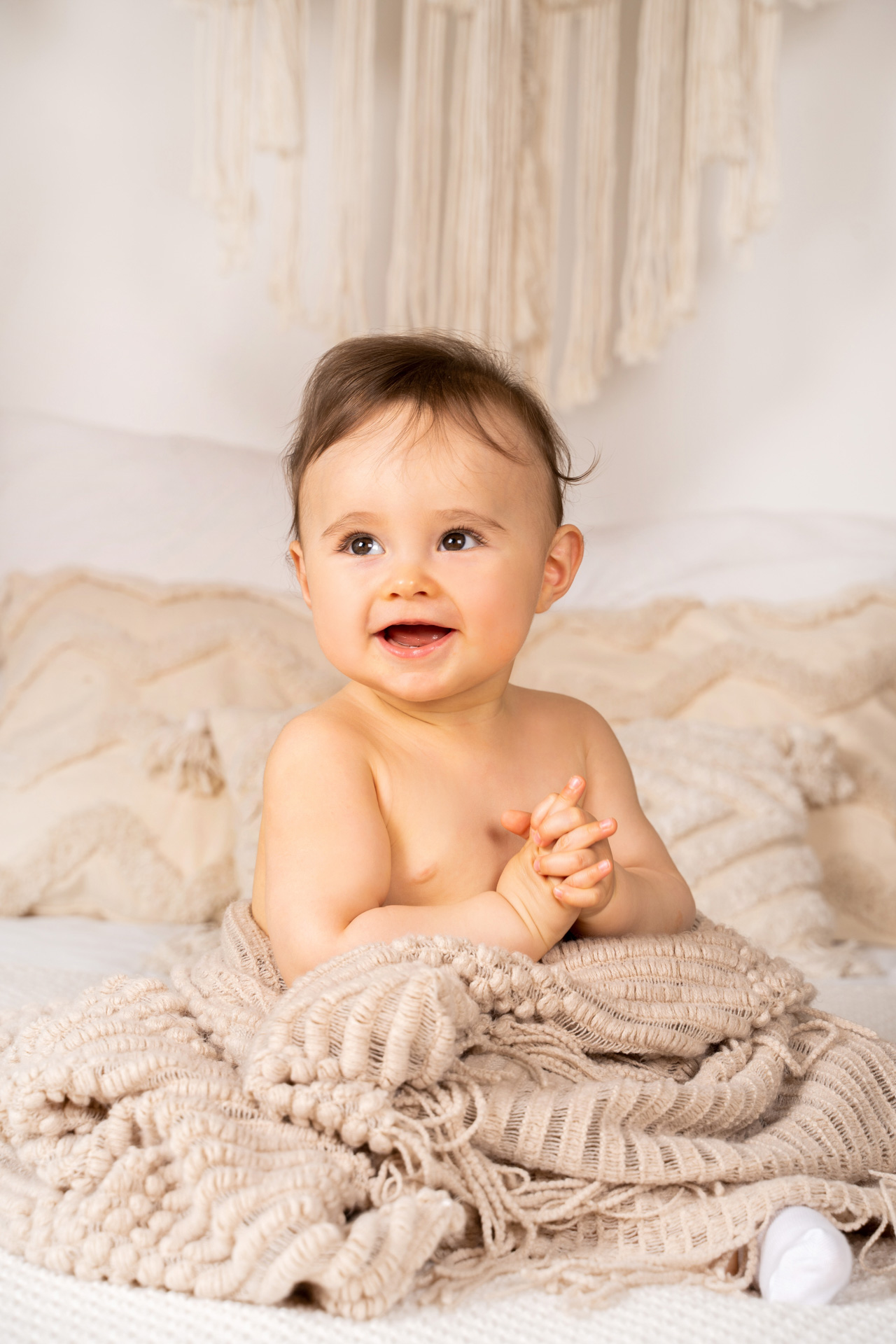Bébé studio décor bohème