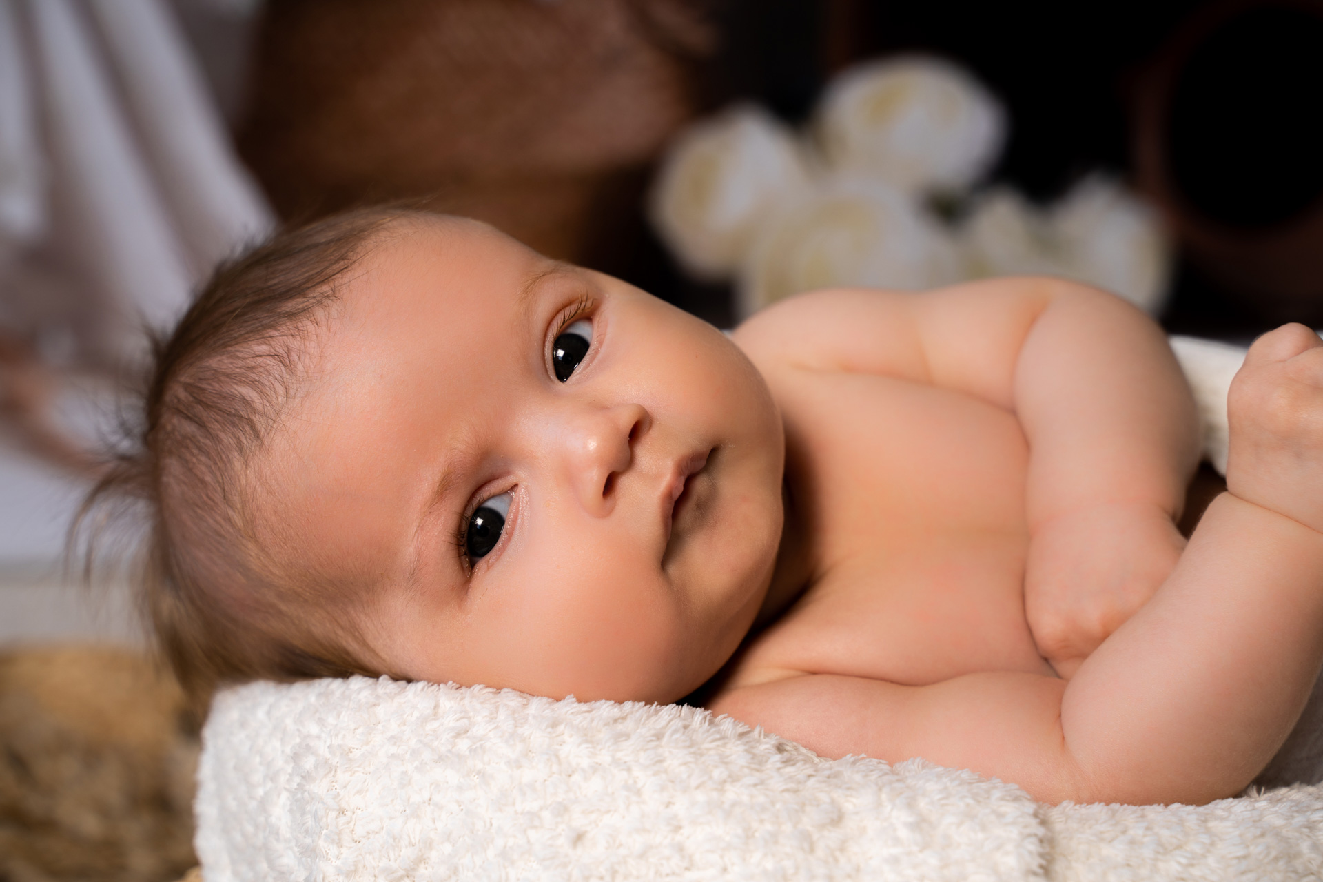 naissance portrait nouveau né gros plan