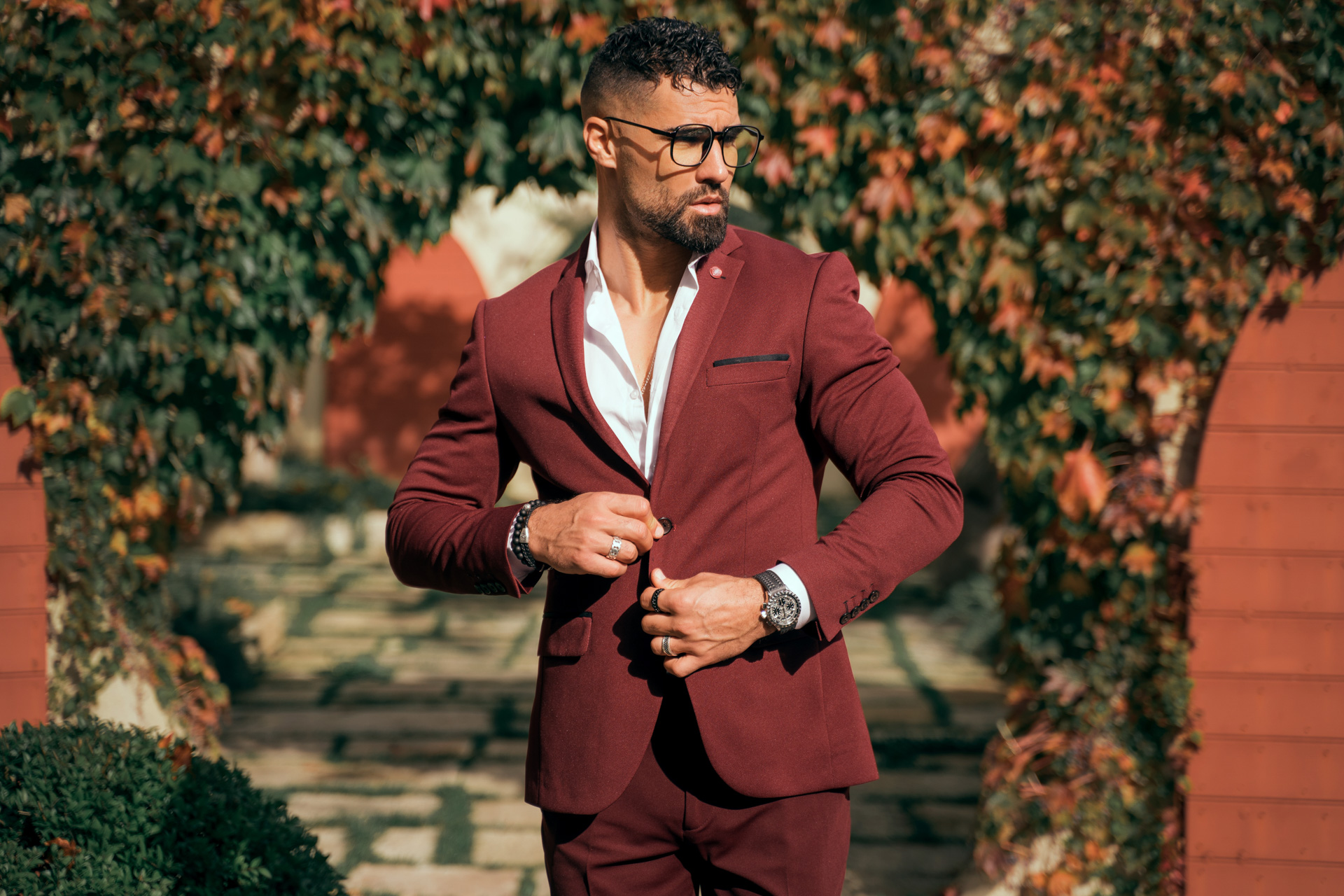 Portrait homme costume